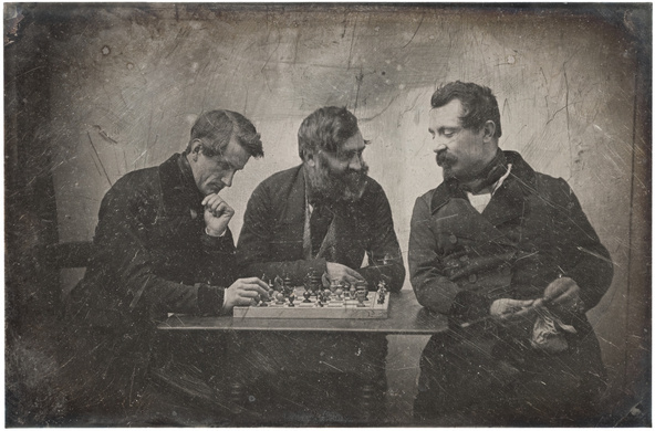 Anonyme-Une partie d'échecs