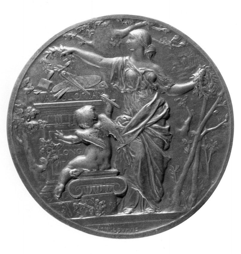 Médaille de la Société des artistes français - Jean-Baptiste Daniel-Dupuis