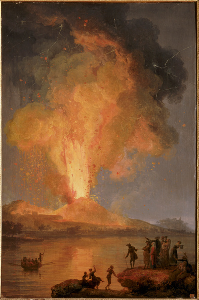 Pierre-Jacques Volaire-Eruption du Vésuve