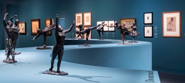 Exposition Degas Danse Dessin. Salle De la danse.