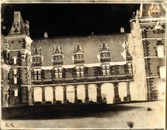 Loir-et-Cher, Blois, château aile Louis XII - Alphonse Davanne