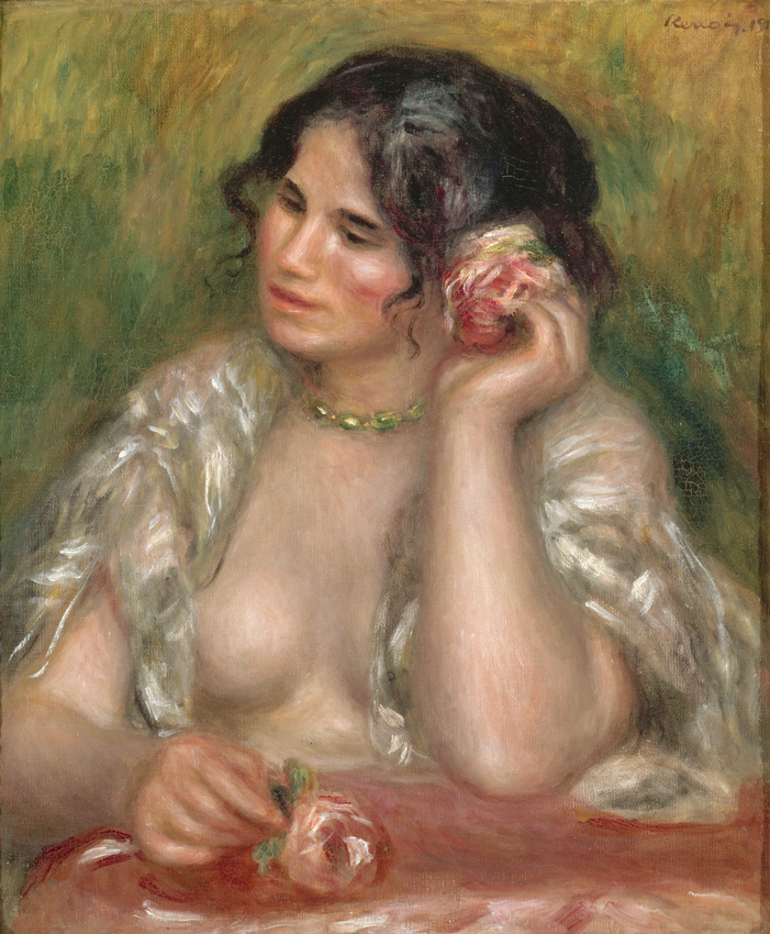 Gabrielle à la rose - Auguste Renoir