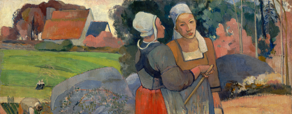 tableau, Paul Gauguin, Paysannes bretonnes, en 1894