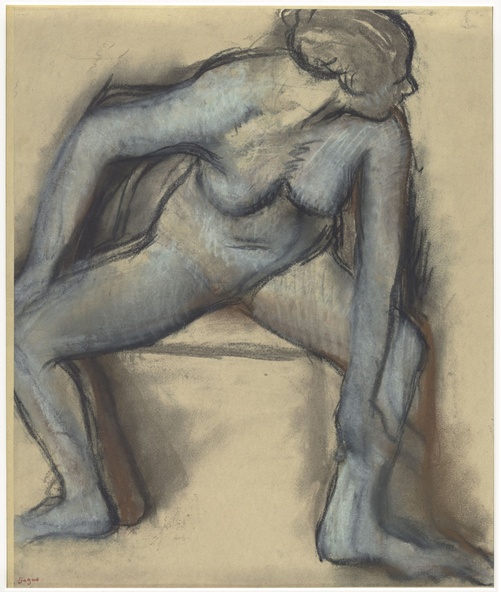 Edgar Degas-Danseuse en maillot