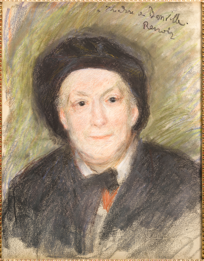 Portrait de Théodore de Banville - Auguste Renoir