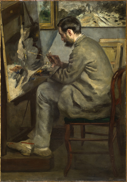 Pierre-Auguste Renoir-Frédéric Bazille