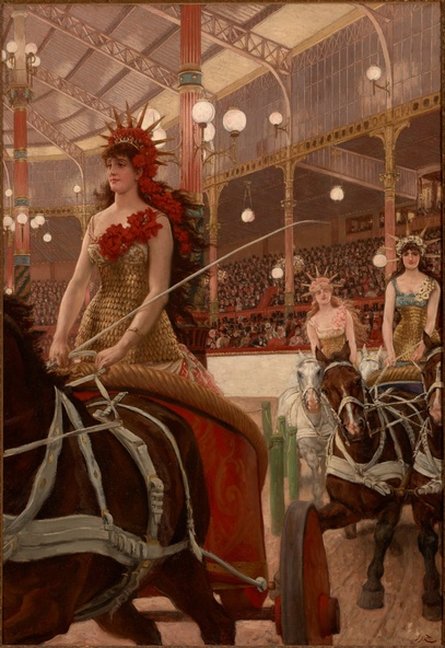 James Tissot-La femme à Paris : les dames des chars