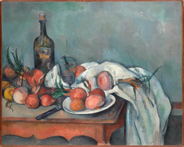 Nature morte aux oignons - Paul Cézanne
