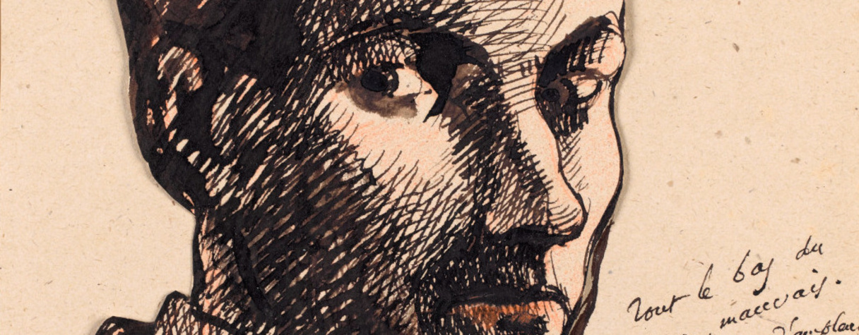 Autoportrait, Baudelaire Charles (1821-1867) Ecrivain et poète français,
