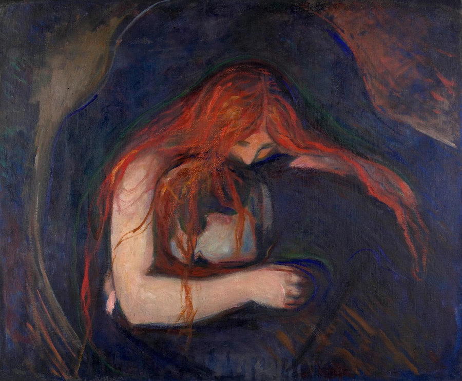 Edvard Munch, Vampire, 1895