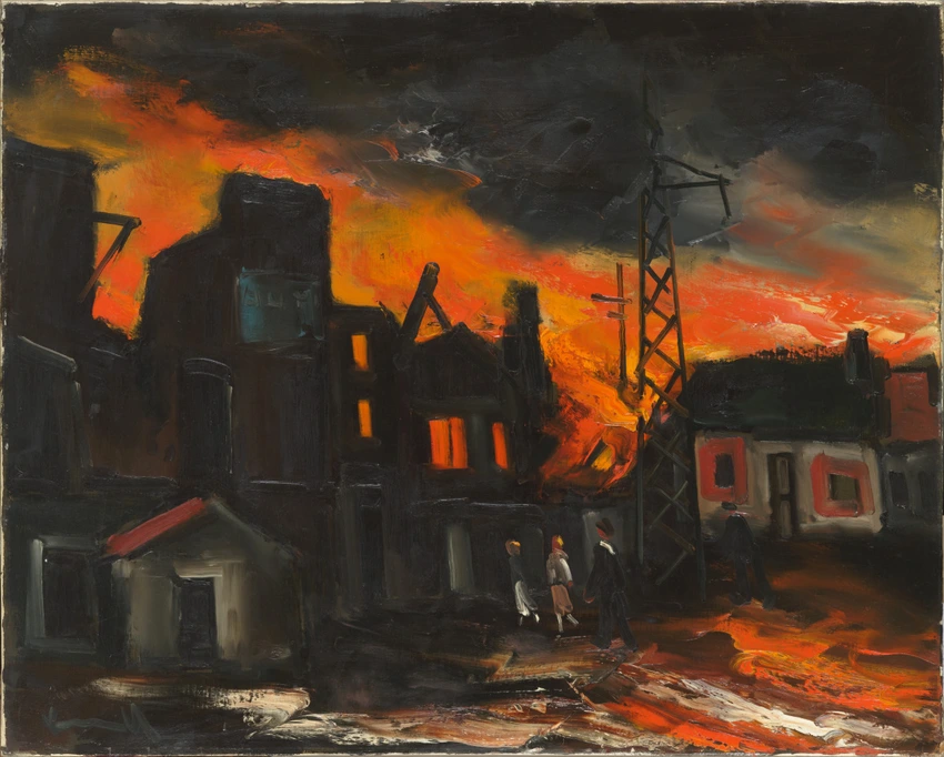 L'Incendie - Maurice de Vlaminck