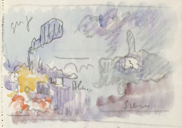 Paul Signac-Relevés d'après des oeuvres du Turner Bequest, Londres (détail)