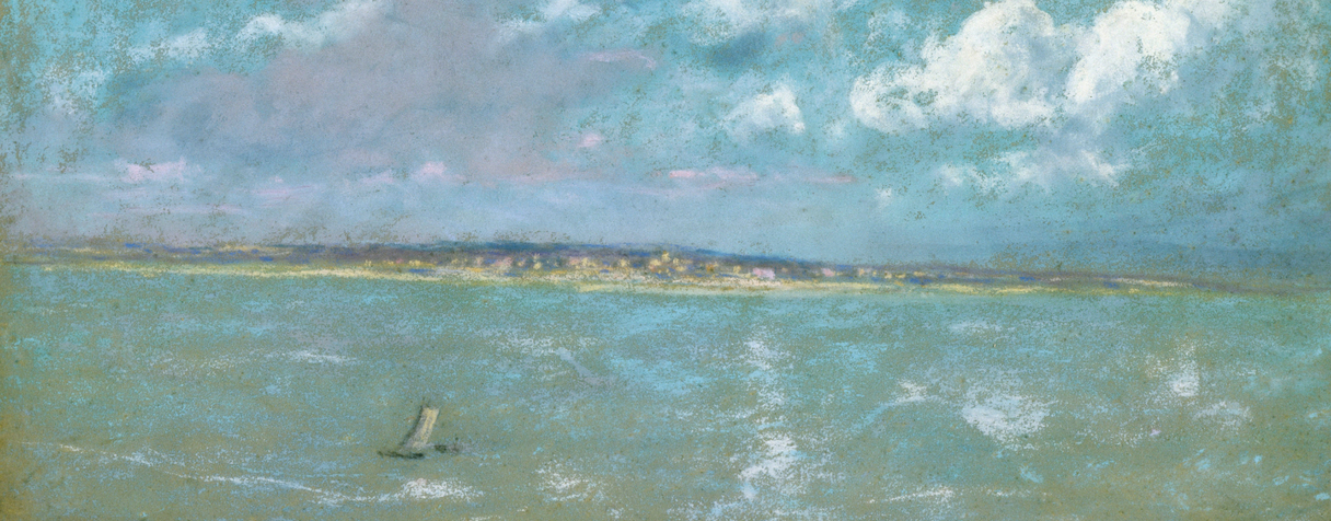 pastel, Pierre Prins, Ciel breton au Pouldu, en 1892
