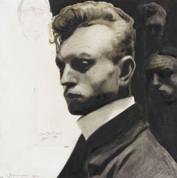 Léon Spilliaert-Portrait de l'artiste par lui-même