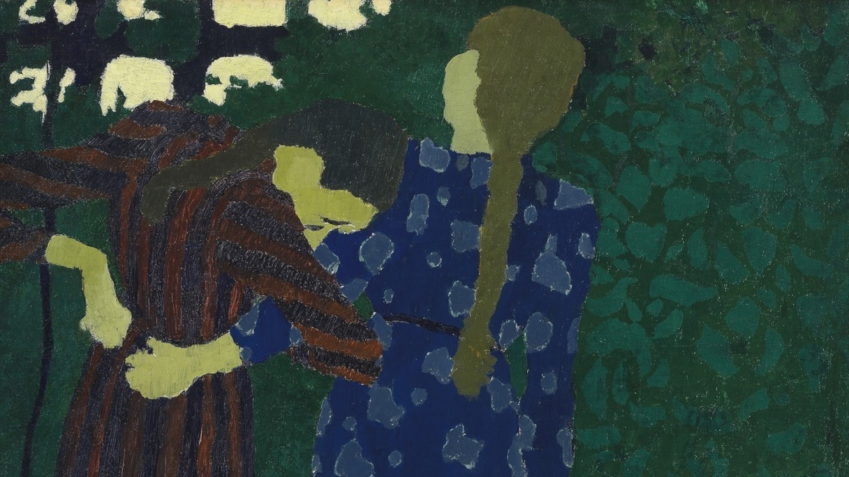 Fillettes se promenant (Vers 1891), Edouard Vuillard