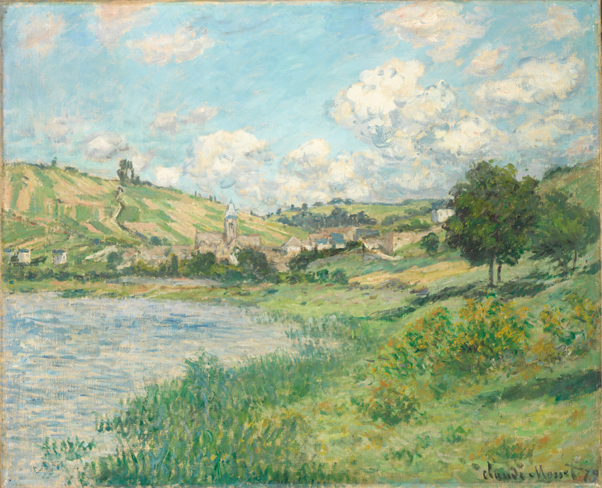 Paysage. Vétheuil - Claude Monet