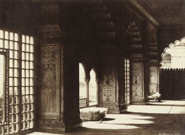 Charles Moravia-Le trône de Cristal du Diwan-i-Khas, Delhi