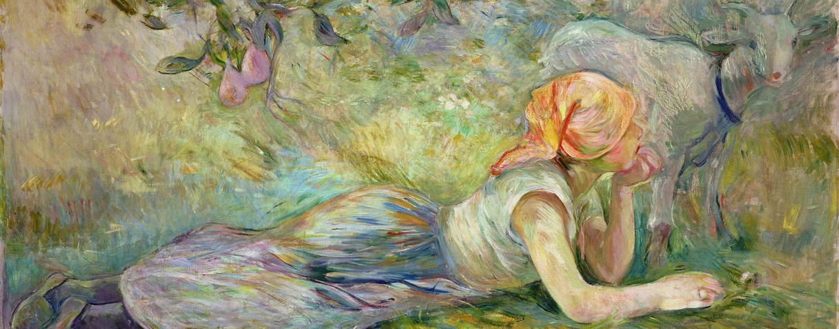 Berthe Morisot (1841 -1895), Bergère couchée, 1891
