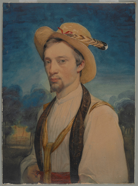 Charles Gleyre-Autoportrait