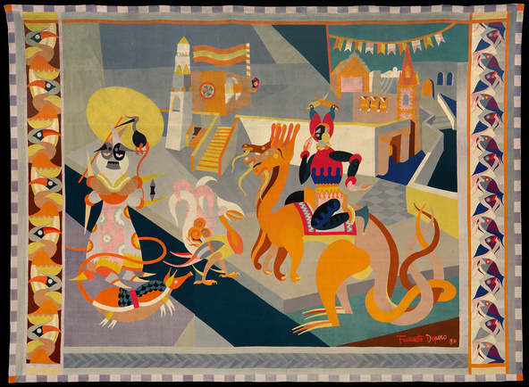 Fortunato Depero-Cavalcata Fantastica (Chevauchée fantastique)
