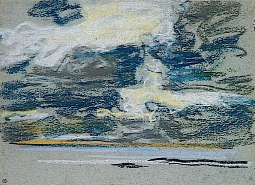 Ciel nuageux - Eugène Boudin