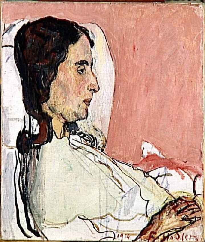 Madame Valentine Godé-Darel malade - Ferdinand Hodler