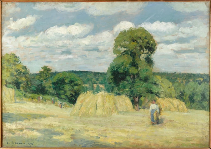 La Moisson - Camille Pissarro