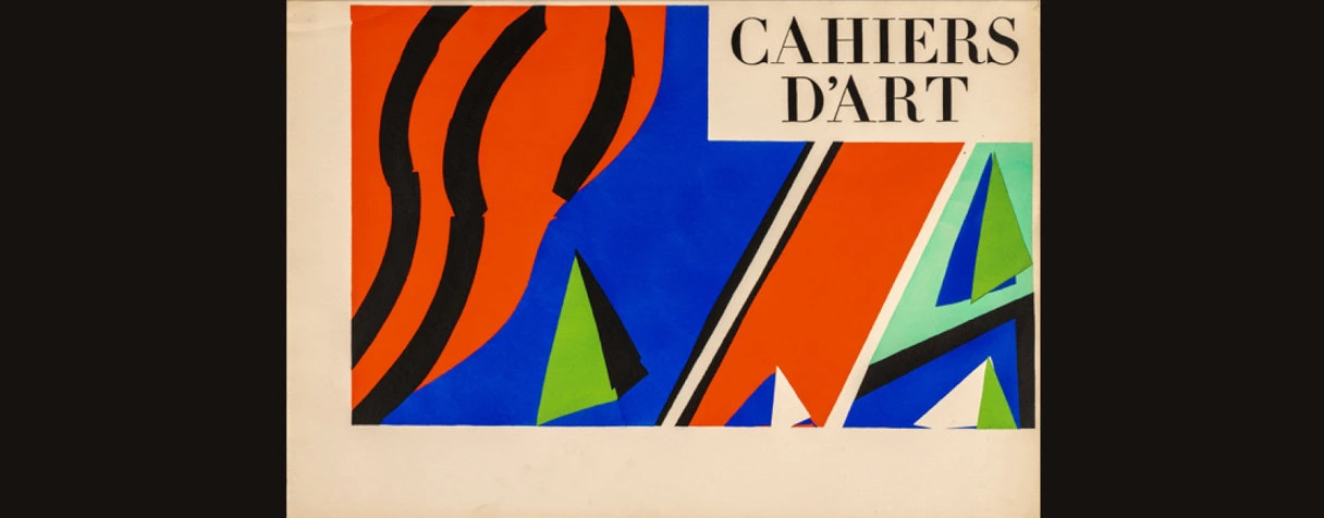 Cahiers d'art, 1936, N°3-5. Couverture spéciale pour l'édition de luxe, réalisée par Henri Matisse