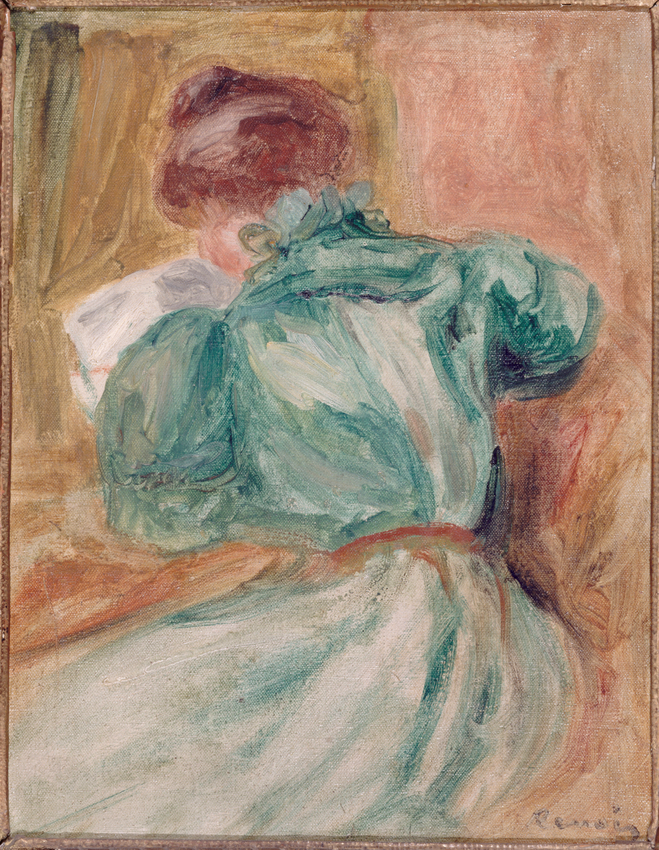 La Liseuse verte - Auguste Renoir