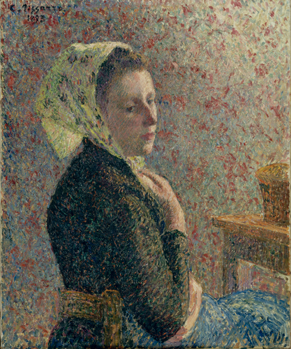 Femme au fichu vert - Camille Pissarro