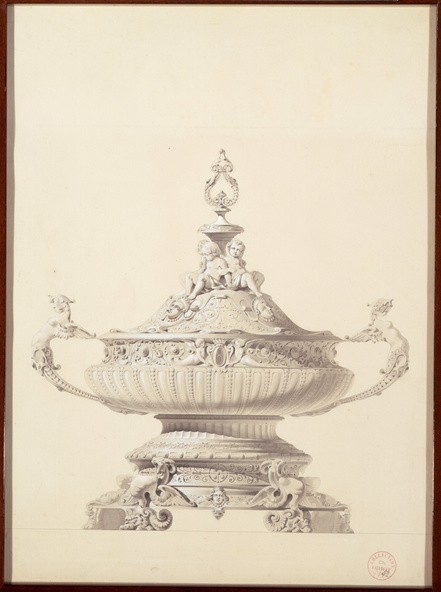 Modèle de soupière pour un service de table commandé par Salomon de Rothschild