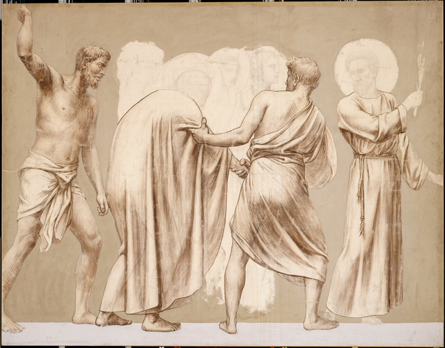 Frise destinée à la décoration du Panthéon - Pierre Puvis de Chavannes