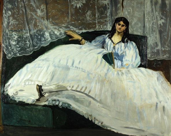 Edouard Manet-La maitresse de Baudelaire