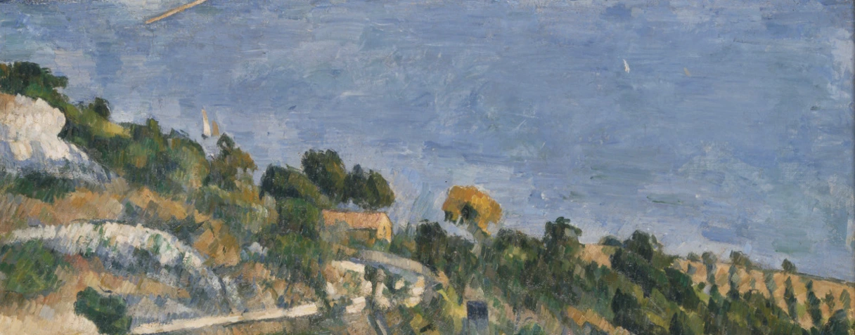 tableau, Paul Cézanne, Le golfe de Marseille vu de l'Estaque dit aussi L'Estaque, entre 1878 et 1879