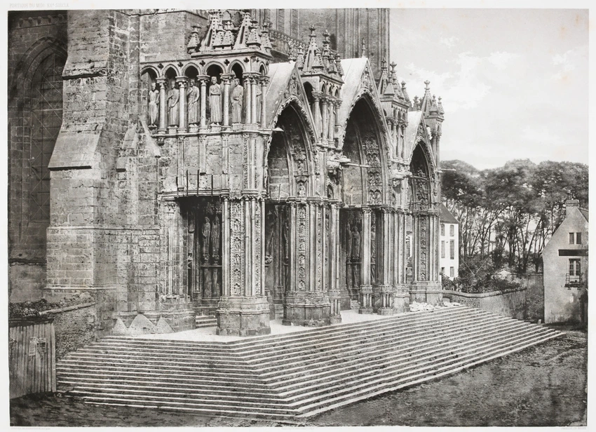 Cathédrale de Chartres, portique du Midi - Charles Nègre