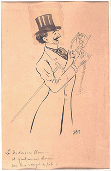Sem-Caricature de Robert de Montesquiou