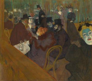 Henri de Toulouse-Lautrec-Au Moulin Rouge