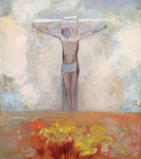 Odilon Redon-Christ en croix