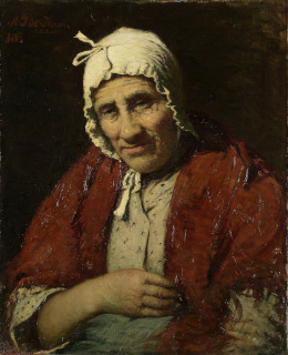 Meijer de Haan-Type ou Portrait d'une vieille Israélite