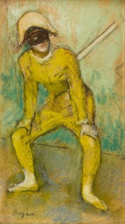 Edgar Degas-Arlequin