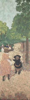 Edouard Vuillard-Les premiers pas (7e panneau des Jardins publics)