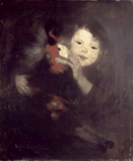 Eugène Carrière-L'enfant au joujou