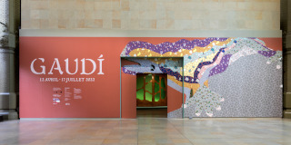 Gaudí : entrée de l'exposition