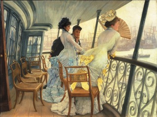 James Tissot-La galerie du HMS Calcutta (Portsmouth)