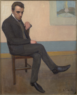 Nikolai Triik-Portrait de Konrad Mägi