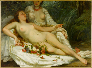 Gustave Courbet-Baigneuses