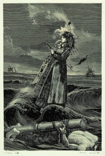 Max Ernst-Collage tiré de Une semaine de bonté. L'eau 26