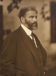 positif, Moritz Nähr, Le Peintre Gustav Klimt, vers 1910