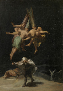 Francisco José de Goya y Lucientes-Le Vol de sorcières