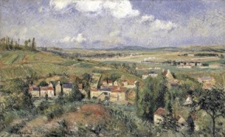 Camille Pissarro-L'Hermitage en été, Pontoise